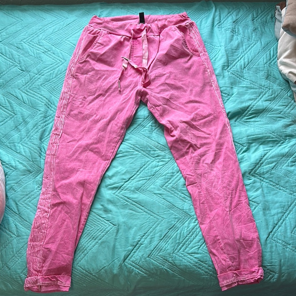 Pink Jogger Pants